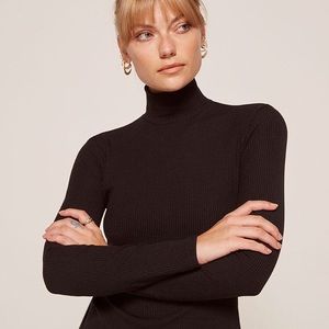 NWOT—Reformation Roberts dress in black